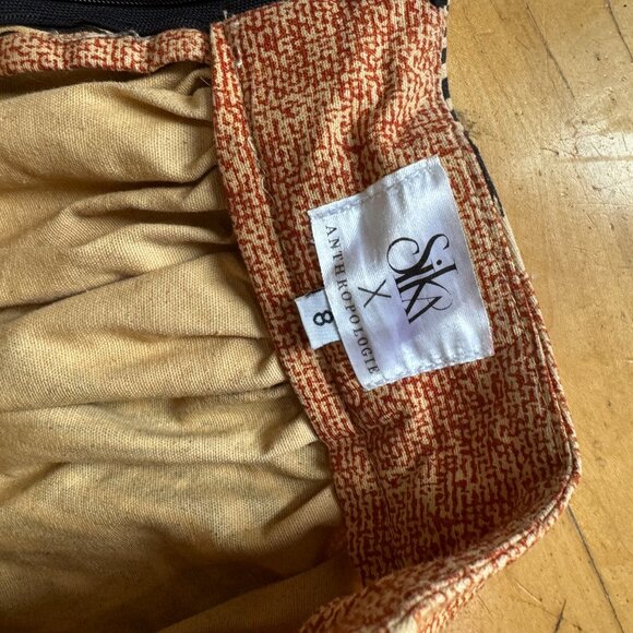 Anthropologie Midi Zebra Print Skirt - Picture 4 of 6